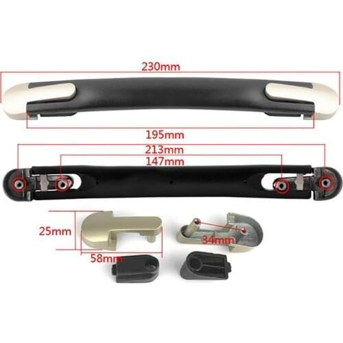 1Pcs Luggage Accessories Handle Luggage Handle Password Trolley Quality Alloy Handle Zinc Handlebar Handle High Accessories B8F9