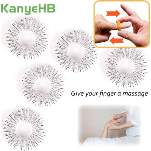 5pcs Finger Hand Massager Ring Health Care Set Home Use Acupressure Massage Tools Relax Dropshipping Therapy Pain Relief A290