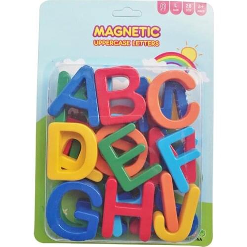 Childrens educational stationery magnetic letters numbers magnetic stickers English letters a full set of refrigerator sticker