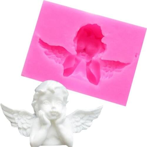 Love Eros Chocolate Mold Angel Dessert Mould Cupid Cake Mold Valentine Cake Template God of Love Wedding Baking Mold SN179