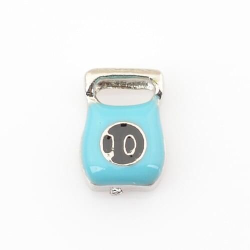 Dumbbell,Floating charms,Fit floating charm lockets, FC5006