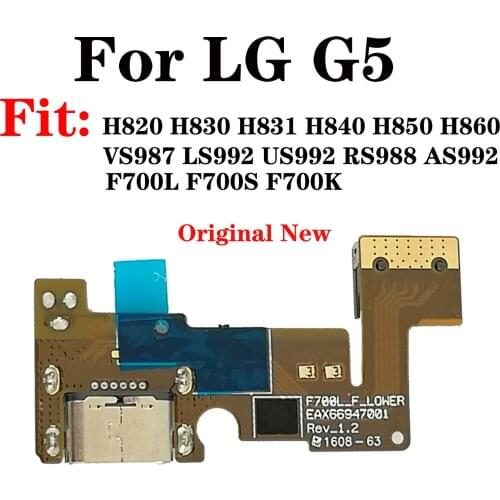 For LG G5 H820 H830 H831 H840 H850 H860 F700L F700S USB Charging Port Flex Cable