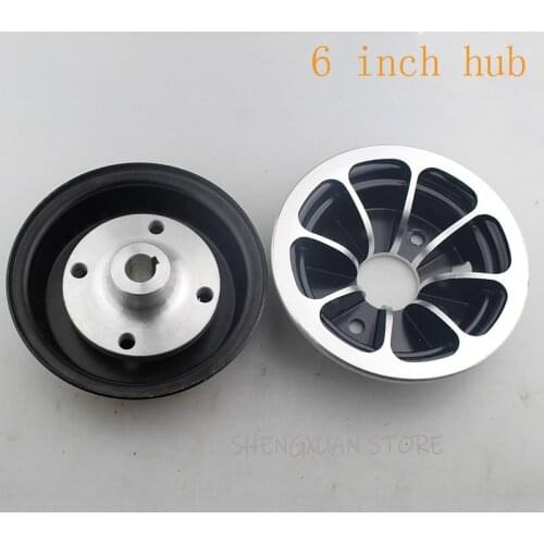 HOT SALE High quality 6-inch wheel hub fits for 4.10/3.50-6 tyres inner tube 6 '' ATV kart car Scooter Snow sweeper rims