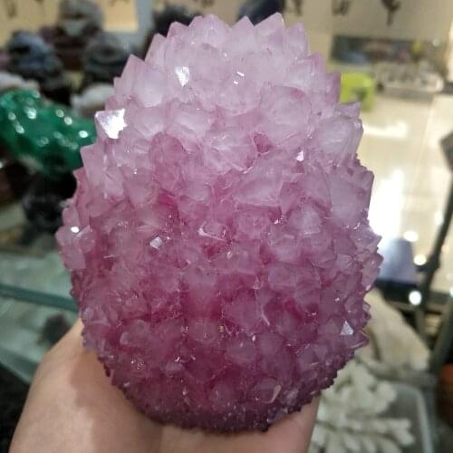 Hot!!! 1100g Rare and beautiful red quartz crystal crystal cluster used for home decoration wedding decoration aquarium