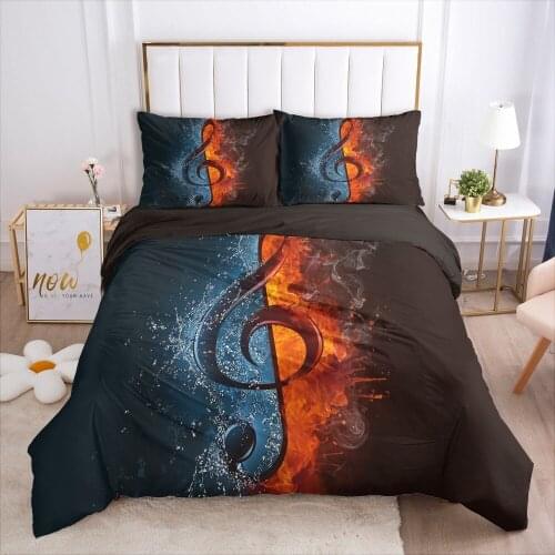 3D Duvet Cover Sets Bedding Set Quilt Covers Comforter Cases Bed Linen Full Twin Single King Queen Size Flower Style Bedclothes