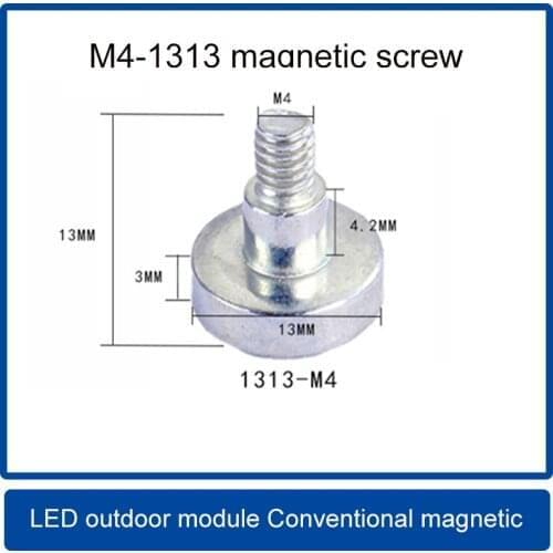 100pcs/bags M4-1313 LED outdoor display powerful magnet 、Module fixed magnet screw Suitable for outdoor module