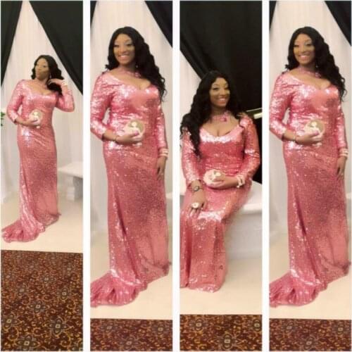 New French Nigerian sequins net lace , African tulle mesh lace fabric high quality for party wedding dress 5yards/lot m10415