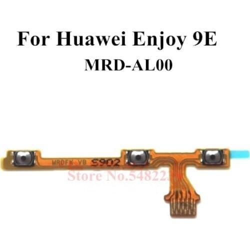 Original Power ON OFF Volume Side Button For Huawei Enjoy 9E MRD-AL00 Power switch Volume Side Key Flex cable Connector Parts