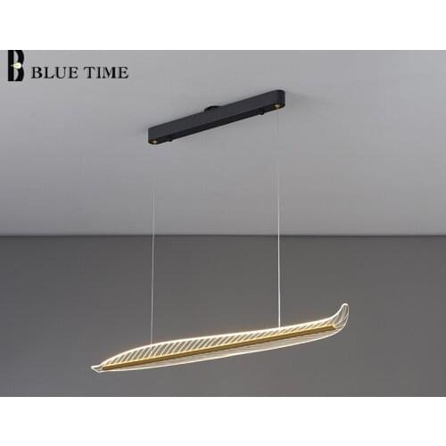 New Arrivals LED Pendant Lights For Living Room Dining Room Kitchen Indoor Hanging Lighting Modern LED Pendant Lamps Black Gold