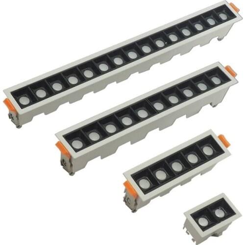 Dimmable Recessed Strip CREE LED Ceiling Lights 3W 6W 9W 15W 30W COB LED Down lights AC85~265V LED Strip lamp Indoor Lighting