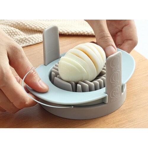 1PC High Quality Multifunction Cut Boiled Egg Cutter Slicer 3 In 1 Practical Slicer Egg Mushroom Tomato Kitchen PU 016