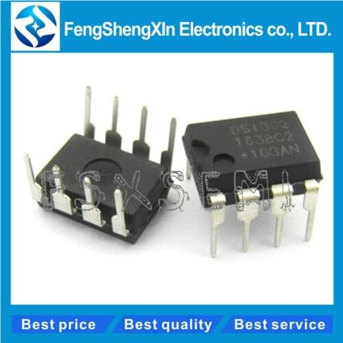 10pcs/lot DS1302 DS1302N Timekeeping Chip DIP-8