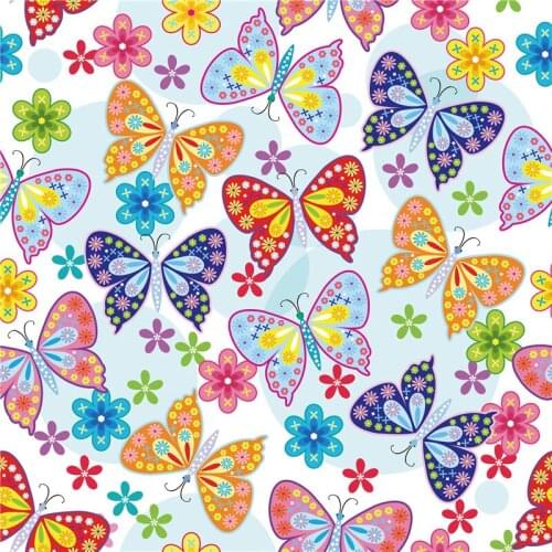 100% polyester satin garment fabric custom parrot flying crane pattern digital printing satin dress shirt sewing fabric HH1