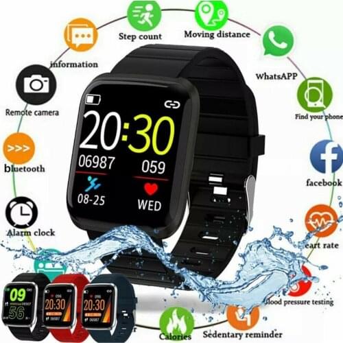 116pro Smart Bracelet Wristband Heart Rate Monitor Outdoor Lightweight Sports Step Counter Fitness Waterproof Smartwatch