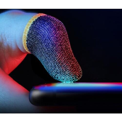 2Pcs Anti-scratch Sensitive Touch Screen Gaming Finger Covers Thumb Sleeves Dense Ultra Thin Finger Sleeve High sensitivity