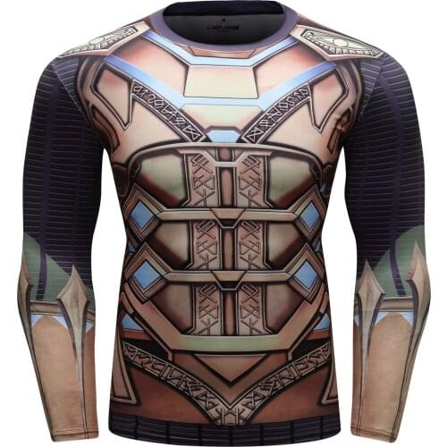 2020 High Quality Long Sleeve Men mma Rash Guard Black White Compression Tops Wholesales Men T Shirt sport Rashguard
