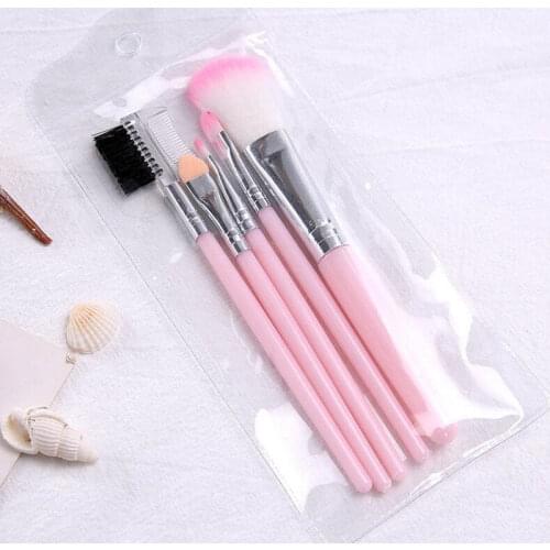5Pcs/Lot Eye Shadow Foundation Eyebrow Eyeliner Eyelash Lip Brush Makeup Brushes Cosmetic Tool Make Up Eye Brush Set