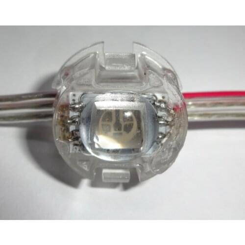 50pcs DC5V 20mm diameter WS2811 5050 SMD pixel module;IP68 rated;transparent wire;with len