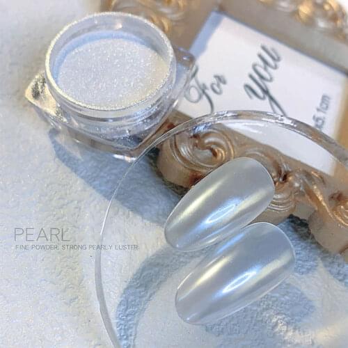 Diamond Cat Eye Pearl Powder Manicure Shimmer Powders Mermaid Mirror Matt Nail Pigment Glimmer Nail Art Dust