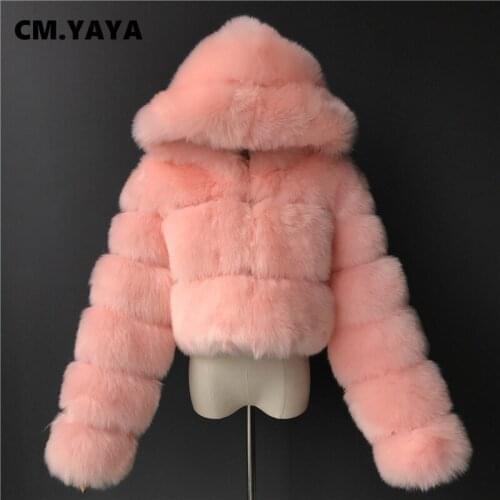 CM.YAYA Fashionable Fur Coats