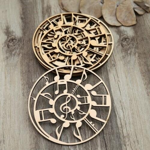 Wood coasters Music note ,Musian party decor,Natural Wood DIY Laser Cut Coaster,Drink Coasters,Wedding gift