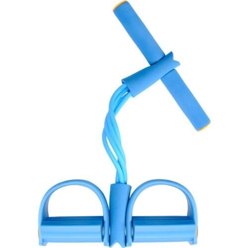 Resistance Bands Weight Loss fitness Equipment 4 tube Tension Trainer Sports Foot Expander Chest Pull Leg Latex Rope Gymnastics