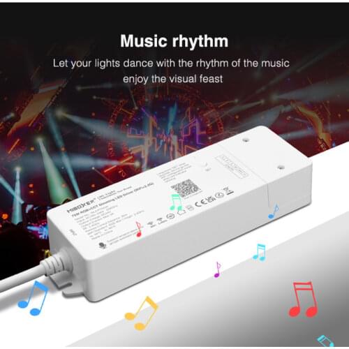 WiFi+2.4G 75W Dimming Driver Single color/Dual White /RGB/RGBW/RGB+CCT LED Light Transformer controller 100-240V to 24V Power