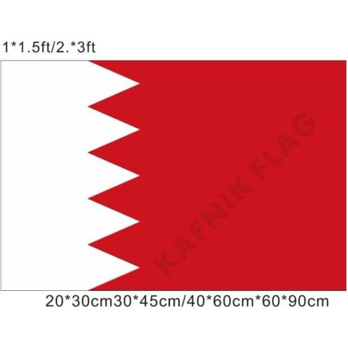 KAFNIK,free shipping 20*30cm/30*45cm/40*60cm/60*90cm small flags Bahrain Flag for Countries World Event Decorative Flags