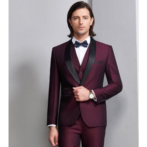 Business Casual Mens Suit Single Breasted Blazer Straight Pants 3 Pieces Wedding Party Set Male Slim Fit Suit Set Plus Size 4XL