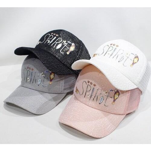 LINJW 2020 New Cotton Korean Style Mesh Cap Summer Casual Baseball Cap Women Girl Streetwear Hip Hop Snapback Hats Baseball Hat