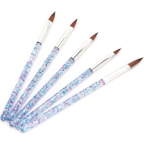 Nail DIY Brush Nail Painting Drawing Brush Home Salon Portable DIY Nylon Hair Nail Art Brush Set Nail Painting Drawing Brush