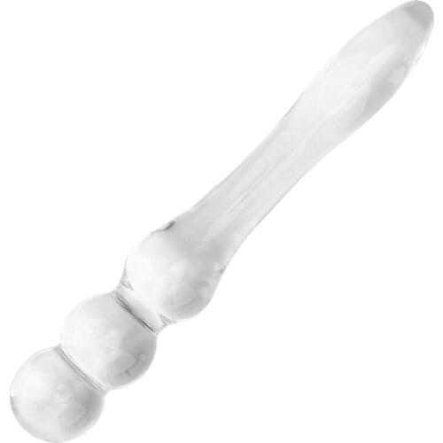 Glass Beads Anal Plug Anal Plug Butt Plug Sex Toys for Men Women Anus Backyard Stopper Dildo Butt Stimulation