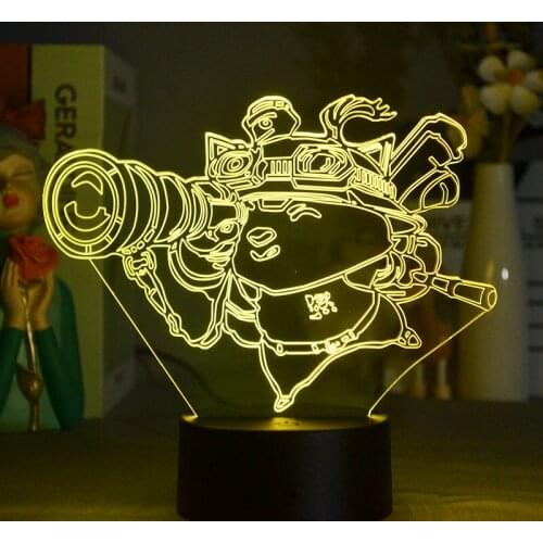 3D Led Night Light Pig Man Of Holidays Kids Nightlight Bedroom Kids Gift Cute Room Decor Birthday Holiday Lighting Decoration
