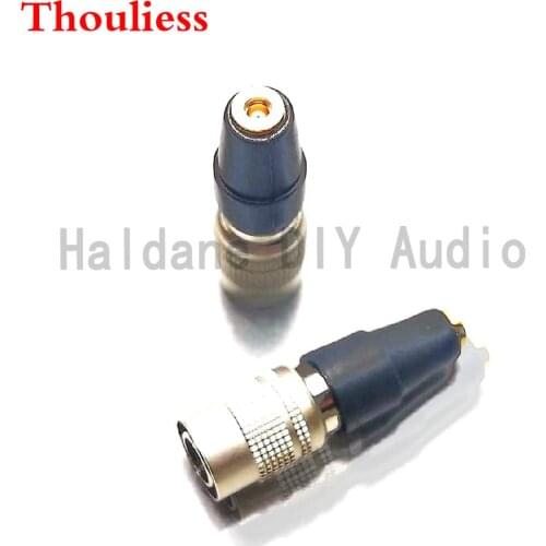 Thouliess one pair Headphone Plug for MrSpeakers Mr Speakers Ether Alpha Dog Prime Male to MMCX Female Converter Adapter