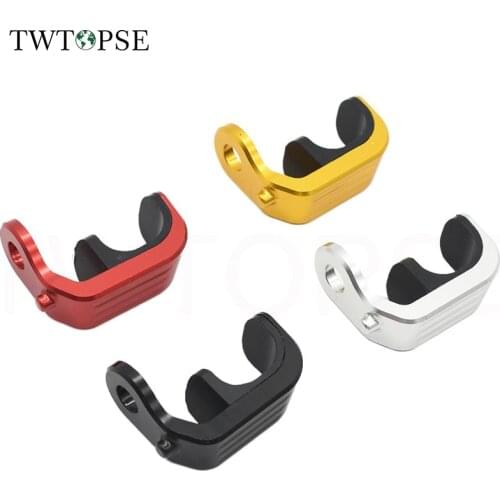 TWTOPSE Cycling Bike Bicycle Fork Hook For Brompton E Type Folding Bike Bicycle CNC AL7075-T5 Aluminum Alloy Ultralight Pothook