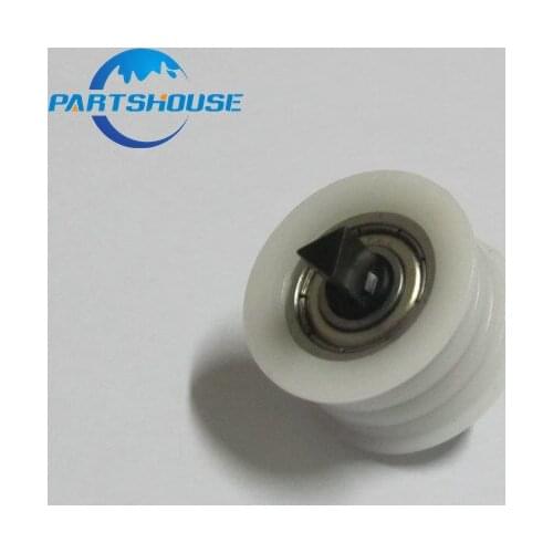 2Pcs Compatible New Plotter White Tension belt gear for HP5000 5100 5500 Plotter Tension wheel gear plotter Carriage Belt Wheel