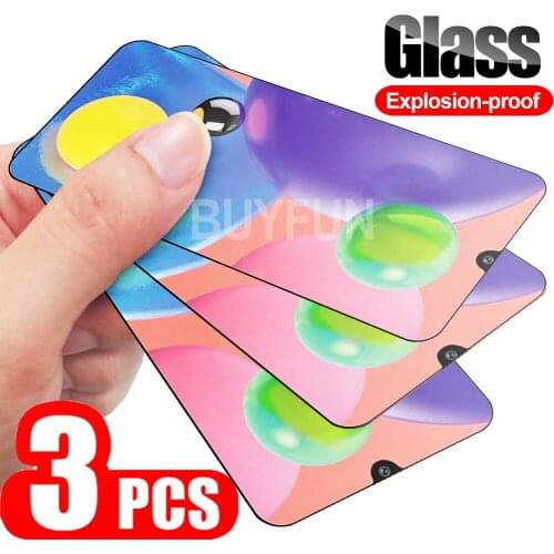 3 PCS Safety Glass For Samsung Galaxy A70 A70S A71 4G/5G Full Cover Film on samsun glaxy a 70 70S 71 protective tempered glass
