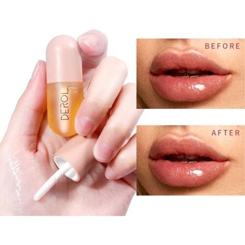 5.5ml Day Night Lip Plumper Oil Moisturizing Repairing Reduce Lip Fine Line Cosmetics Sexy Lip Plumper Enhancer Plumper Oil