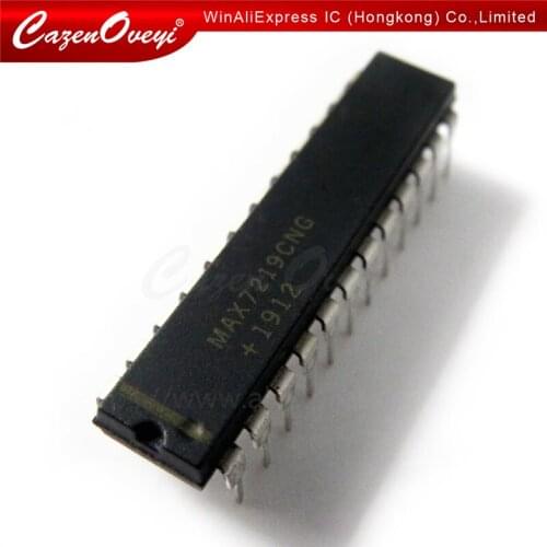 5pcs/lot MAX7219CNG MAX7219 7219CNG DIP-24 In Stock