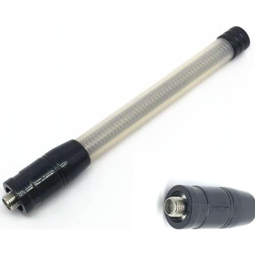 Due-segmento UV 144/430 MHZ di trasparente bobina di antenna per baofeng BF888S UV5R UV6 UV8D TYT PUXING radio