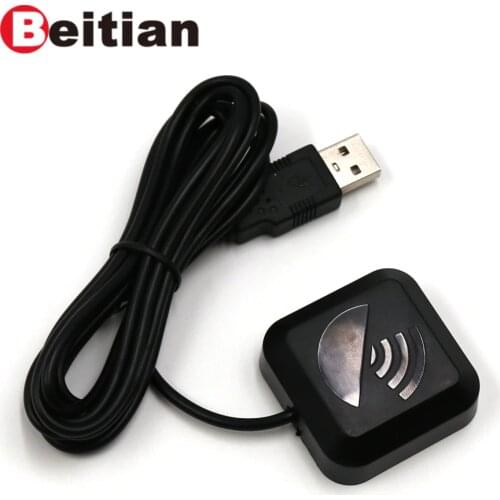 BEITIAN, GMOUSE, GPS GLONASS Dual receiver, 4M FLASH, USB 2.0 Male interface connector, 2.0m length, BN-86U better than BU-353S4
