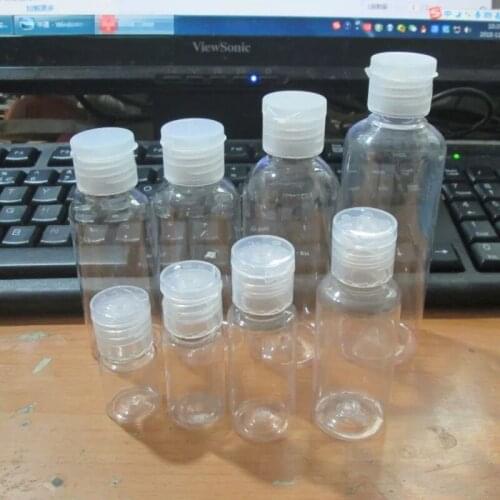 50PCS 5/8/10/20/30/50/60/100ml Portable Travel Bottle Plastic Bottles for Travel Sub Bottle Shampoo Cosmetic Lotion Container