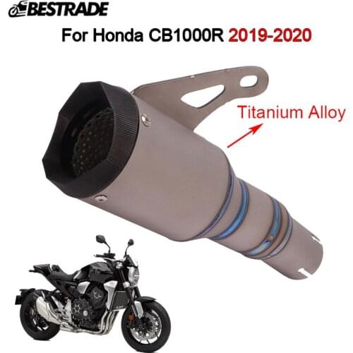 For Honda CB1000R 2019 2020 Titanium Alloy Exhaust System Connect Link Pipe Muffler Tube Escape Tips Silencer Pipe