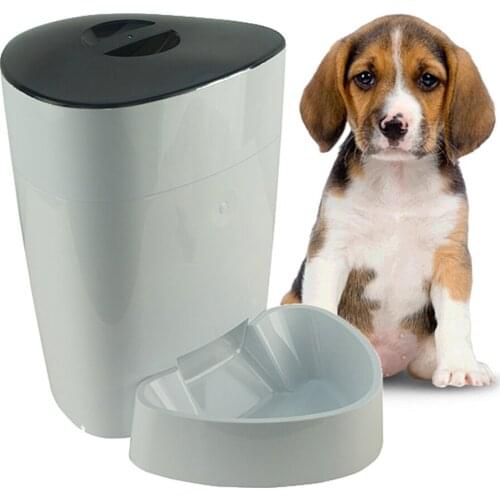 4L Cats Food Dispenser Programmable with Voice Record Timer Portion Control Pet Dog Supplies