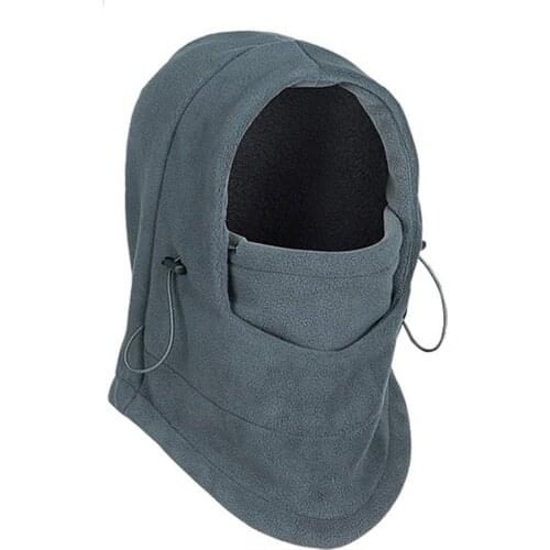 High Quality Double Layer Fleece Warm Hat Mask Bib Riding Winter Ear Protection Windproof Outdoors