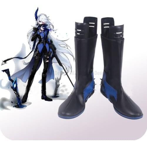 Elsword Demonio Lu Ciel Cosplay Shoes Boots Halloween Carnival Party Cosplay Costume Accessories