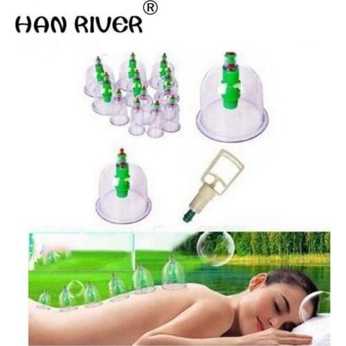 Chinas traditional Chinese medicine 12 cup vacuum cupping vacuum tank body massage treatment