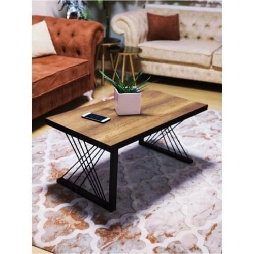 Metal Legs 52x90 Cm Baroque Asos Dekoratıf Medium Coffee Table