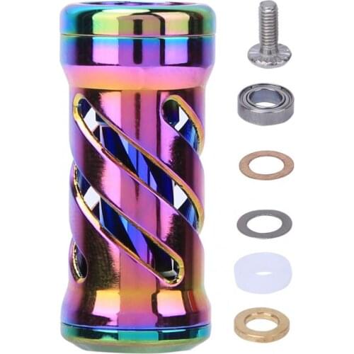 Metal Colorful Fishing Wheel Rocker Arm Modification Screw Power Knob Reel Handle Accessories Handle Reel Replacement