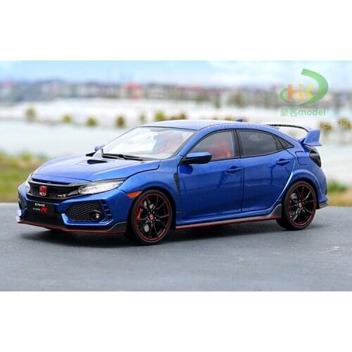 1/18 Metal alloy die-casting simulation car model Honda Civic 2017 TYPE R FK8 Adult Collection Childrens Gifts Family Display